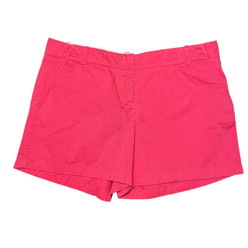 J.Crew Broken-In‎ Chino Shorts Womens 16 Pink Weathered Classic Twill Casual